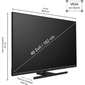 JVC LT-40VQF545A, QLED-Fernseher technikbar