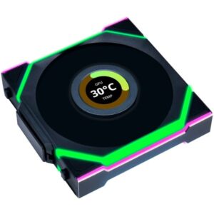Lian Li UNI FAN SL120 LCD Wireless Reverse, Gehäuselüfter - LULI-097 technikbar