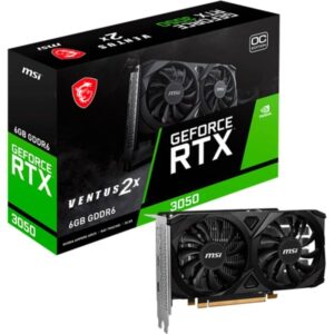 MSI GeForce RTX 3050 VENTUS 2X E OC, Grafikkarte - V812-055R technikbar