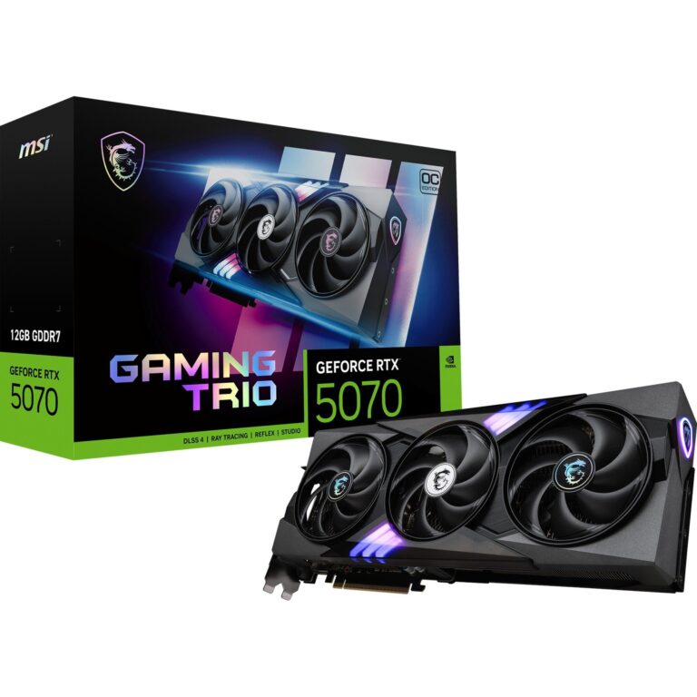 MSI GeForce RTX 5070 12G GAMING TRIO OC, Grafikkarte - V532-019R technikbar