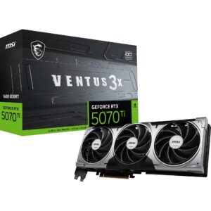MSI GeForce RTX 5070 Ti 16G VENTUS 3X OC, Grafikkarte - V531-092R technikbar