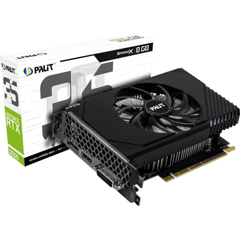 Palit GeForce RTX 3050 StormX, Grafikkarte - NE63050018P1-1070F technikbar