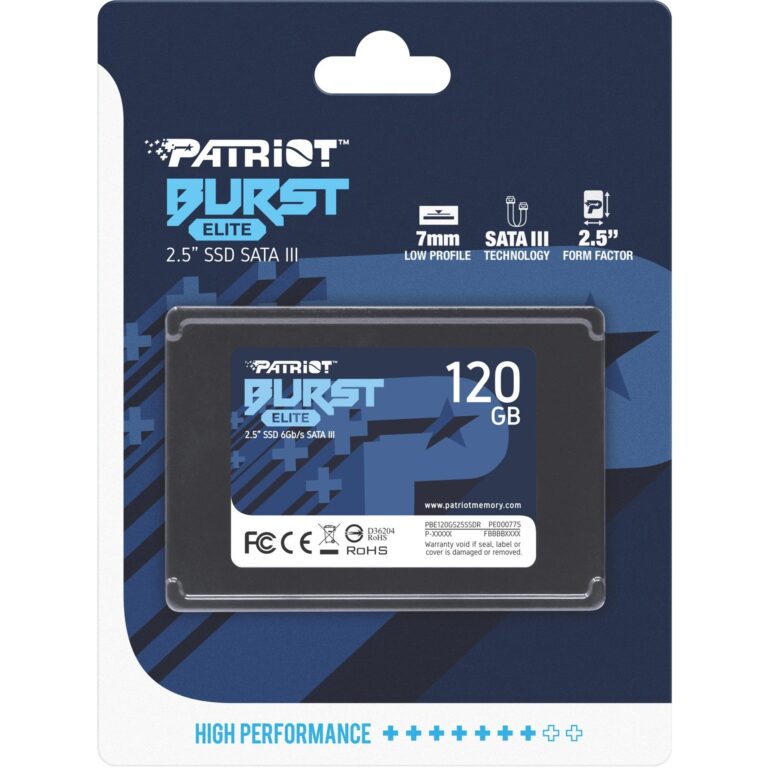 Patriot Burst Elite 120 GB, SSD - PBE120GS25SSDR technikbar