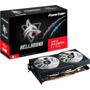 Powercolor Radeon RX 7600 Hellhound 8GB OC, Grafikkarte - RX7600 8G-L/OC technikbar