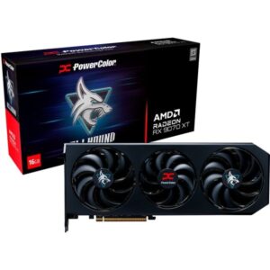 Powercolor Radeon RX 9070 XT Hellhound 16GB OC, Grafikkarte - RX9070XT 16G-L/OC technikbar