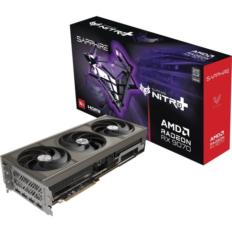 Sapphire Radeon RX 9070 Nitro+ Gaming OC, Grafikkarte