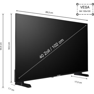 Telefunken XF40TO900S, LED-Fernseher technikbar