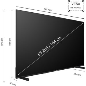 Telefunken XU65FO754S, LED-Fernseher technikbar