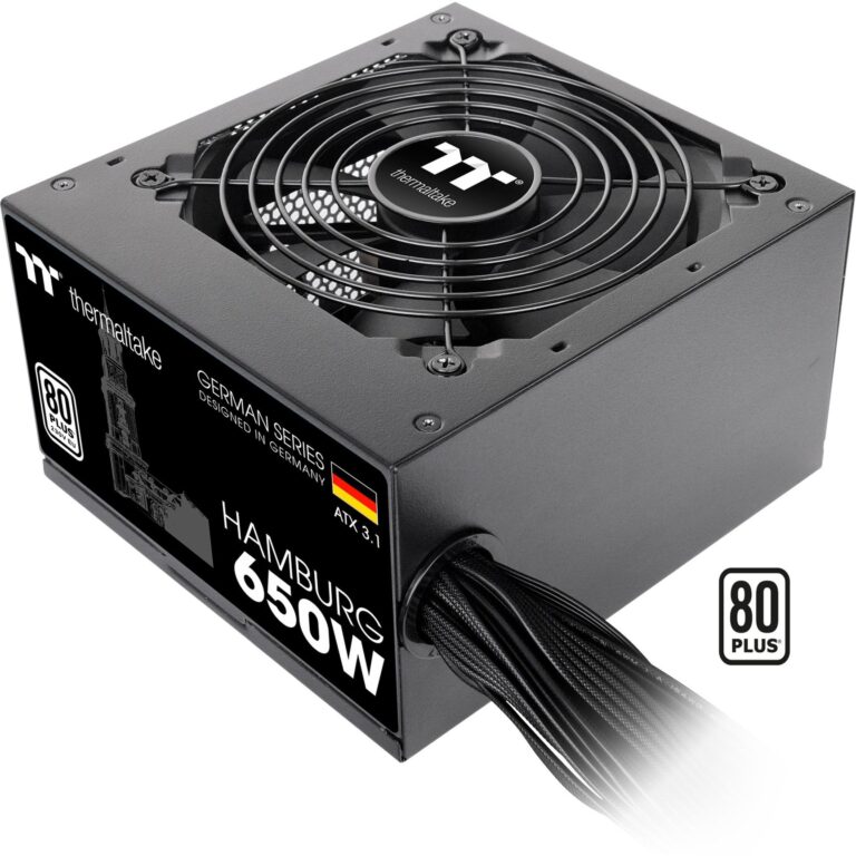 Thermaltake HAMBURG 650W ATX3.1, PC-Netzteil - W0650RE technikbar