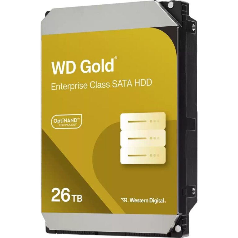 WD Gold Enterprise Class 26 TB, Festplatte