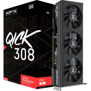 XFX Radeon RX 7600 SPEEDSTER QICK308 BLACK, Grafikkarte - RX-76PQICKBY technikbar