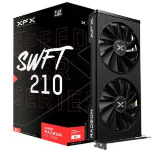 XFX Radeon RX 7600 SPEEDSTER SWFT210 CORE, Grafikkarte - RX-76PSWFTFY technikbar