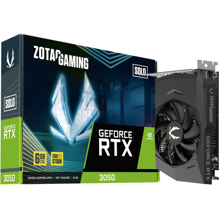 Zotac GeForce RTX 3050 SOLO, Grafikkarte