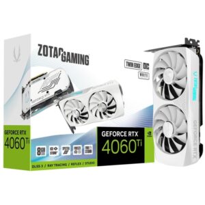 Zotac GeForce RTX 4060 Ti 8GB Twin Edge OC White Edition, Grafikkarte - ZT-D40610Q-10M technikbar