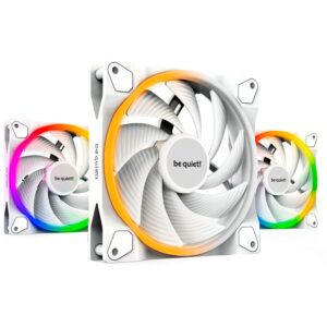 be quiet! Light Wings White 140mm PWM high-speed Triple Pack, Gehäuselüfter - BL103 technikbar