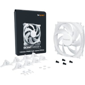 be quiet! Silent Wings 4 140mm PWM high-speed White, Gehäuselüfter - BL117 technikbar