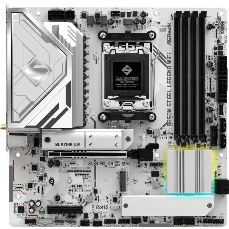 ASRock B850M Steel Legend WiFi, Mainboard - 90-MXBS20-A0UAYZ technikbar