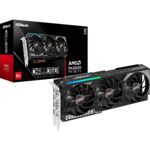 ASRock Radeon RX 9070 CHALLANGER, Grafikkarte - 90-GA5NZZ-00UANF technikbar