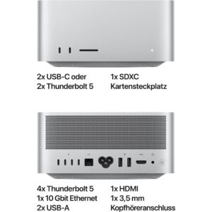 Apple Mac Studio M4 Max 2025 CTO, MAC-System - Z1CD technikbar