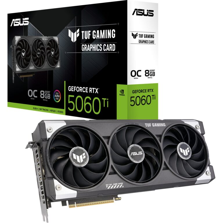 Asus GeForce RTX 5060 Ti TUF GAMING OC 8GB, Grafikkarte