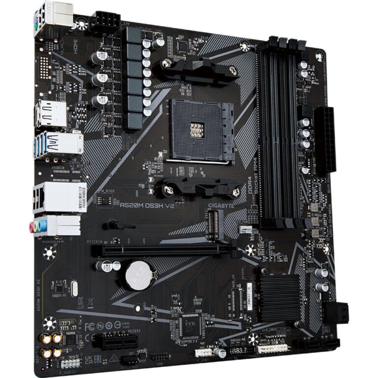 Gigabyte A520M DS3H V2, Mainboard technikbar