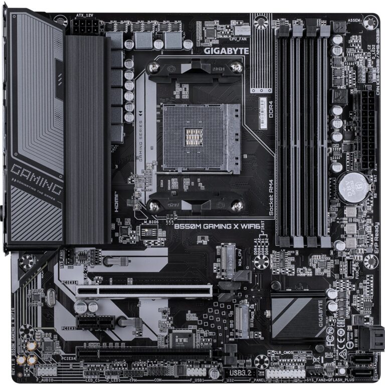 Gigabyte B550M GAMING X WIFI6, Mainboard technikbar