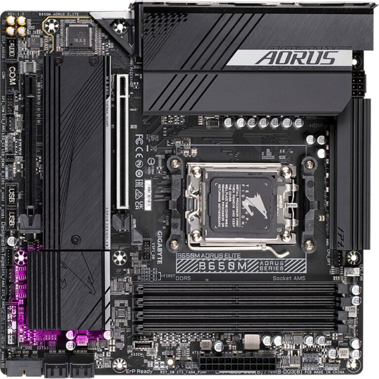 Gigabyte B650M AORUS ELITE, Mainboard technikbar