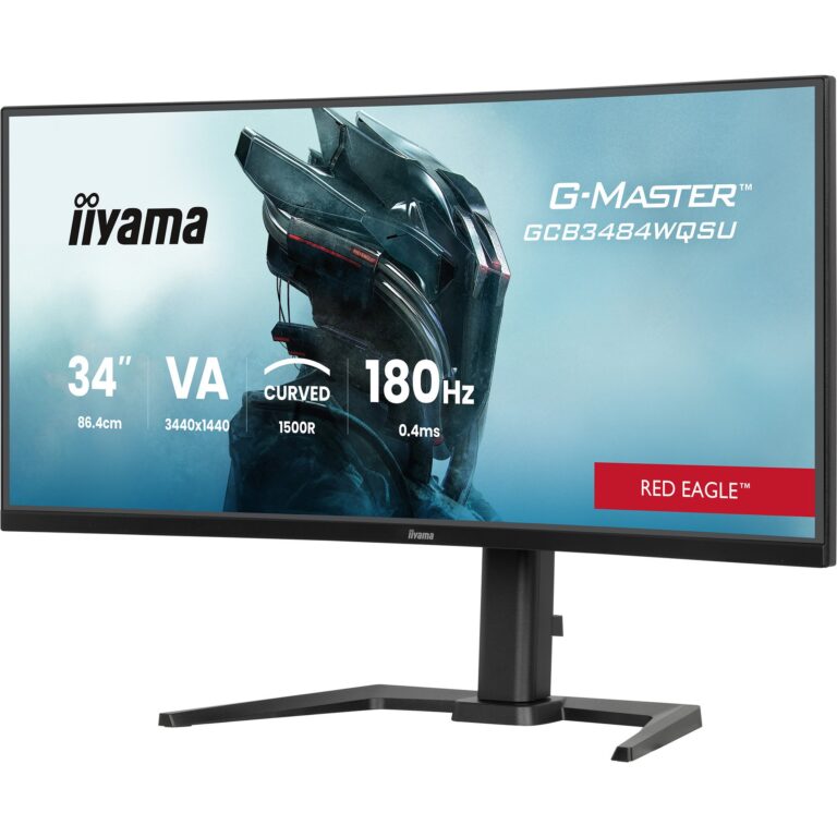 Iiyama G-Master GCB3484WQSU-B1 RED EAGLE CURVED, Gaming-Monitor technikbar
