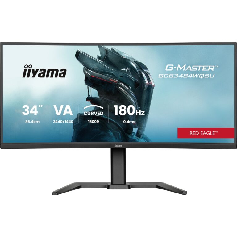 Iiyama G-Master GCB3484WQSU-B1 RED EAGLE CURVED, Gaming-Monitor technikbar