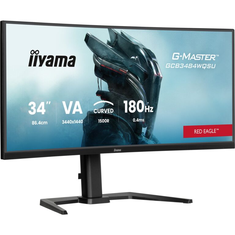 Iiyama G-Master GCB3484WQSU-B1 RED EAGLE CURVED, Gaming-Monitor