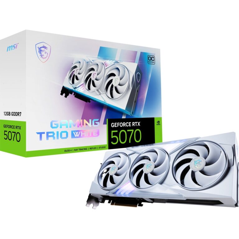 MSI GeForce RTX 5070 12G GAMING TRIO OC WHITE, Grafikkarte