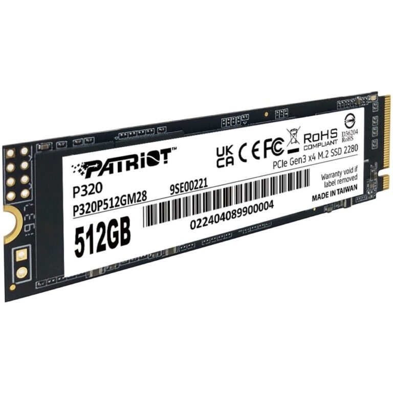 Patriot P320 512 GB, SSD - P320P512GM28 technikbar