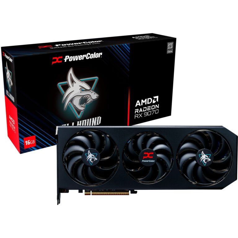 Powercolor Radeon RX 9070 Hellhound 16GB OC, Grafikkarte