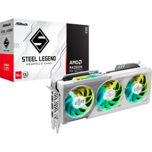ASRock Radeon RX 9070 STEEL LEGEND OC, Grafikkarte - 90-GA5EZZ-00UANF technikbar