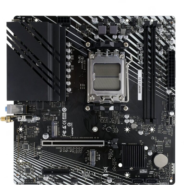 Biostar B850MT2E DJ, Mainboard technikbar