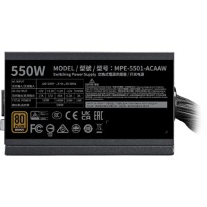 Cooler Master MWE BRONZE 550 V3 230V, PC-Netzteil - MPE-5501-ACABW-3BEU technikbar