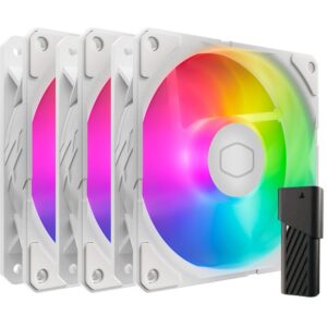 Cooler Master SickleFlow Edge 120 ARGB White Edition Fan Kit, Gehäuselüfter - MFX-B2DW-253P2-R2 technikbar