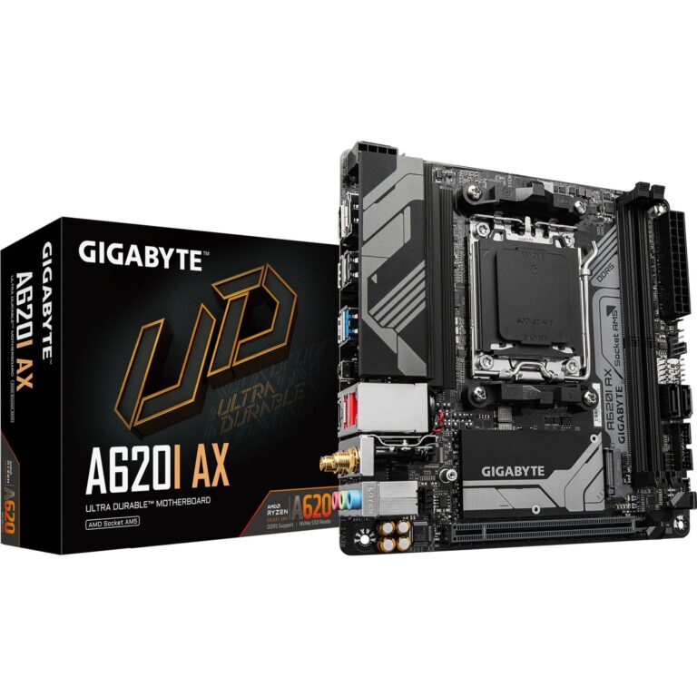 Gigabyte A620I AX, Mainboard technikbar