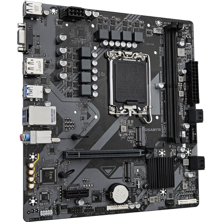 Gigabyte B760M E, Mainboard technikbar