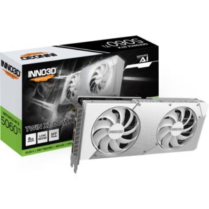 Inno3d GeForce RTX 5060 Ti TWIN X2 OC WHITE 8GB, Grafikkarte - N506T2-08D7X-193075W technikbar