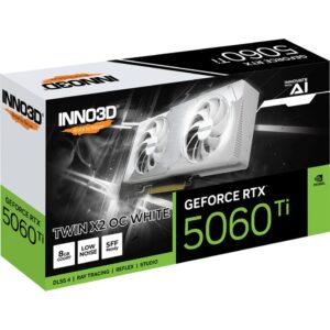 Inno3d GeForce RTX 5060 Ti TWIN X2 OC WHITE 8GB, Grafikkarte - N506T2-08D7X-193075W technikbar