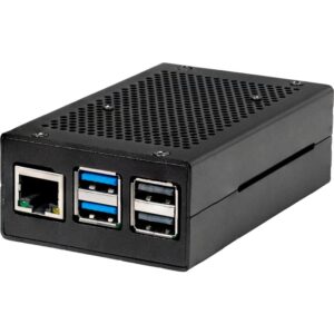 JOY-IT Aluminiumgehäuse für Raspberry Pi 5 - RB-ALUCASEP5-01B technikbar