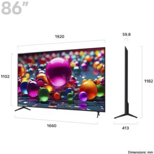LG 86UA75006LA.AEUQ, LED-Fernseher technikbar