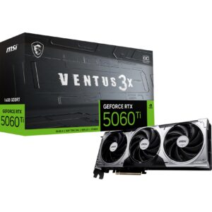 MSI GeForce RTX 5060 Ti VENTUS 3X OC 16G, Grafikkarte - V812-072R technikbar
