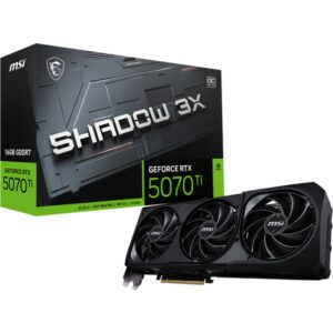 MSI GeForce RTX 5070 Ti 16G SHADOW 3X OC, Grafikkarte technikbar