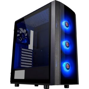 Thermaltake Versa J25 TG RGB, Tower-Gehäuse - CA-1L8-00M1WN-01 technikbar