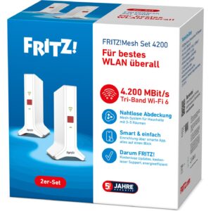 AVM FRITZ!Mesh Set 4200 2er-Set, Repeater - 20003108 technikbar