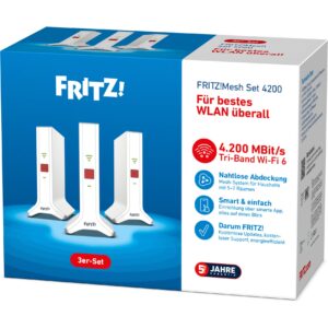 AVM FRITZ!Mesh Set 4200 3er-Set, Repeater - 20003107 technikbar