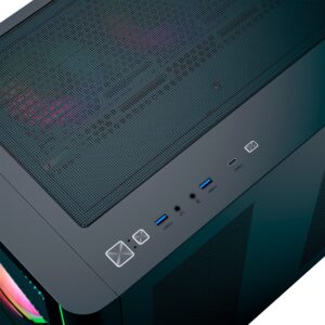AeroCool P500C EVO-G-BK-v1, Tower-Gehäuse - ACCM-PN03043.11 technikbar
