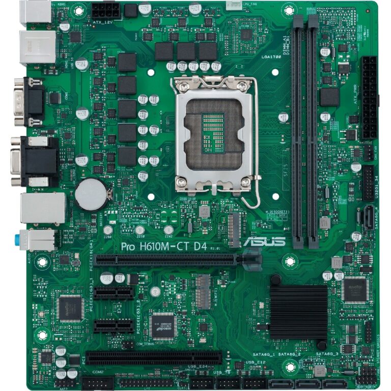 Asus PRO H610M-CT D4-CSM, Mainboard - 90MB1A40-M0EAYC technikbar